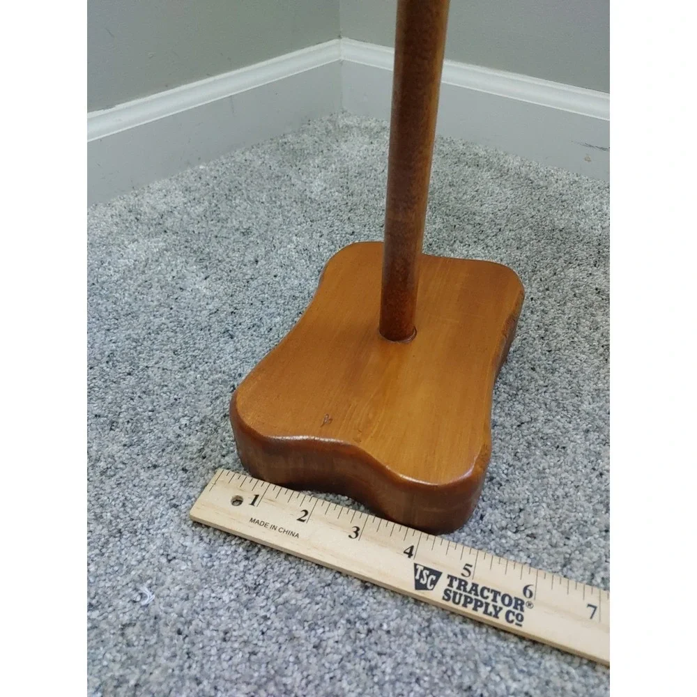 Heart Primitive Wooden Child Nursery Coat Hat Stand Country Cottage Towel Rack